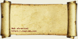 Milana Mladenović vizit kartica